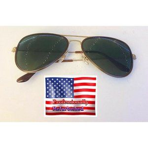 Ray Ban RB3513M Fashion Aviator Brown Gold Sunglas